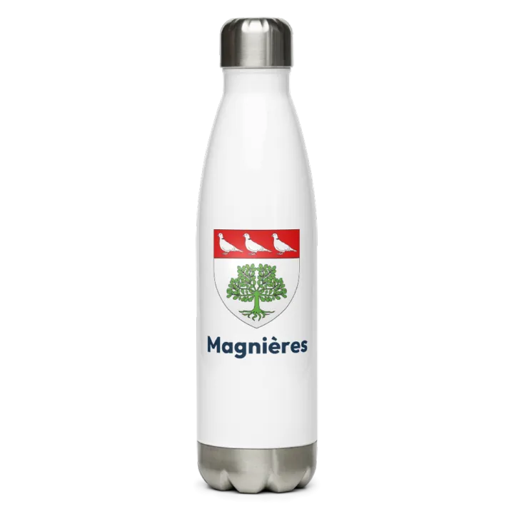 Gourde inox — blason de Magnières