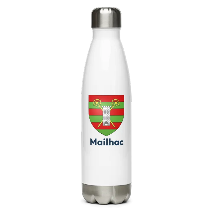 Gourde inox blason de Mailhac