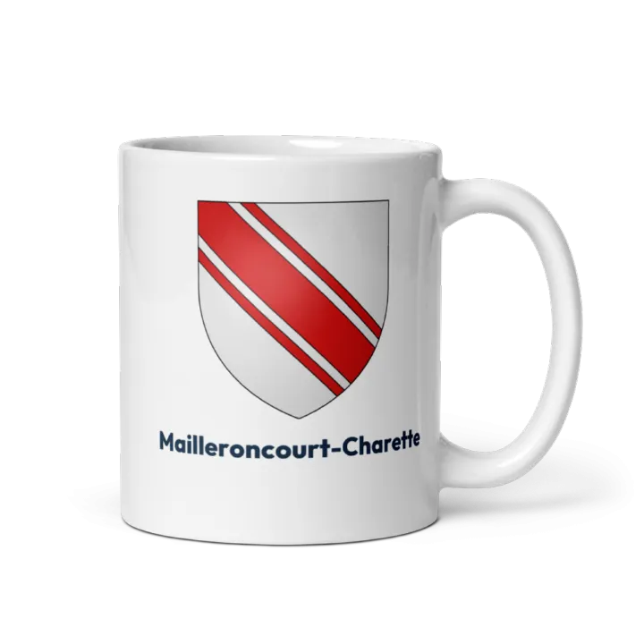 Mug blason de Mailleroncourt-Charette