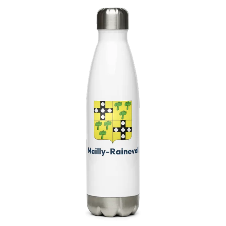Gourde inox blason de Mailly-Raineval