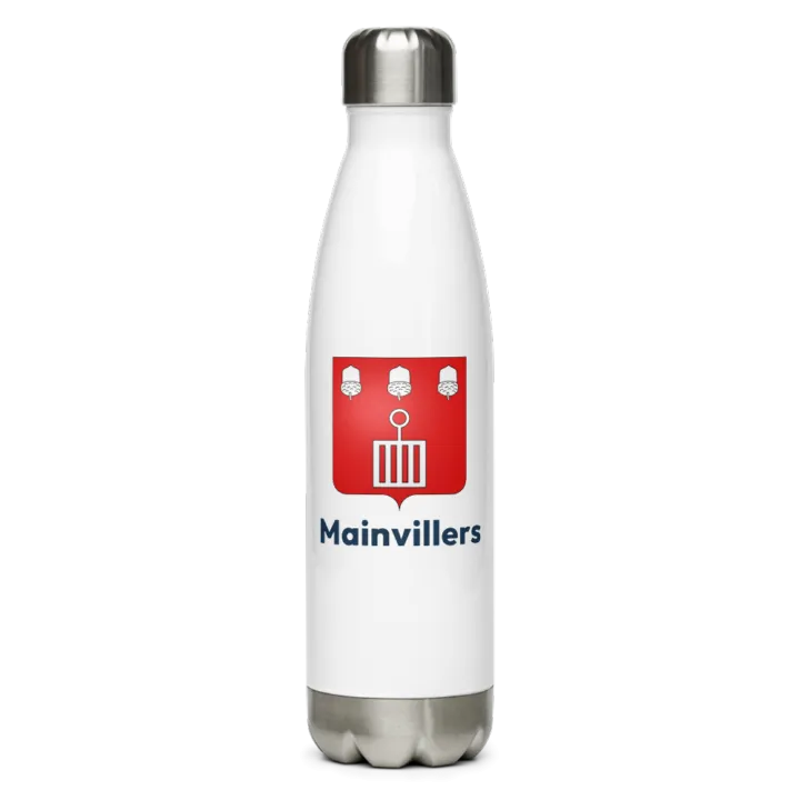 Gourde inox blason de Mainvillers