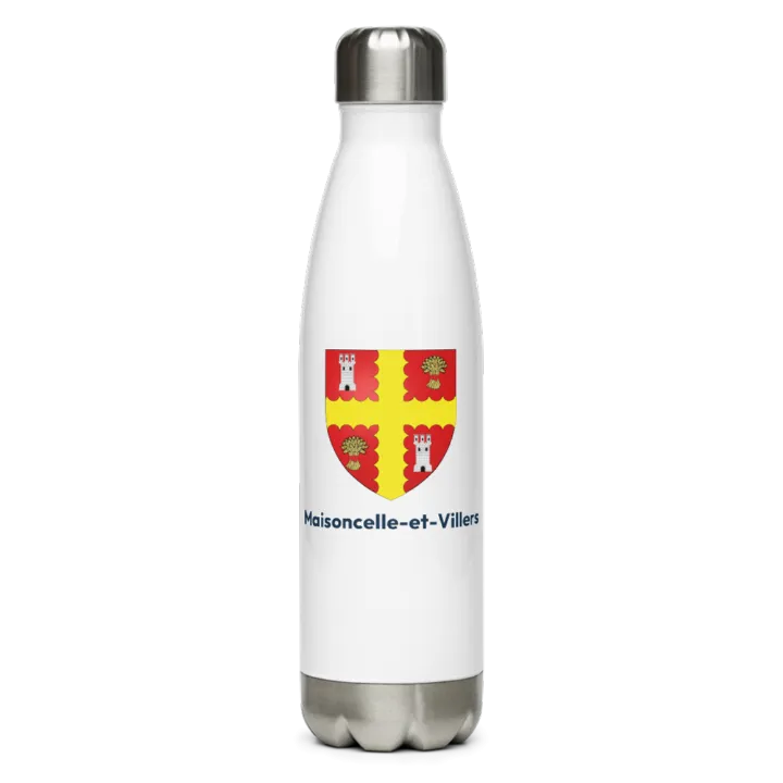 Gourde inox blason de Maisoncelle-et-Villers