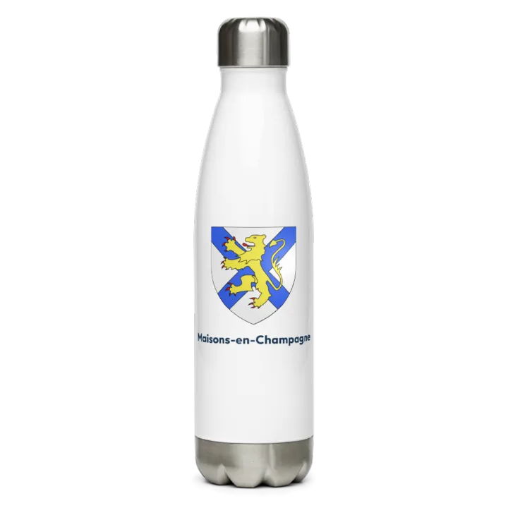 Gourde inox blason de Maisons-en-Champagne