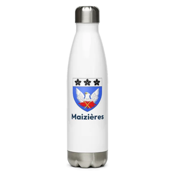 Gourde inox — blason de Maizières