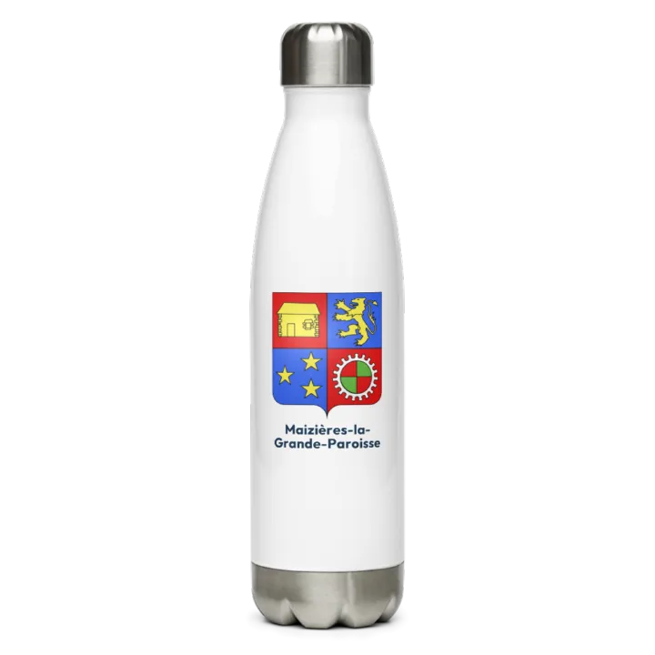 Gourde inox blason de Maizières-la-Grande-Paroisse