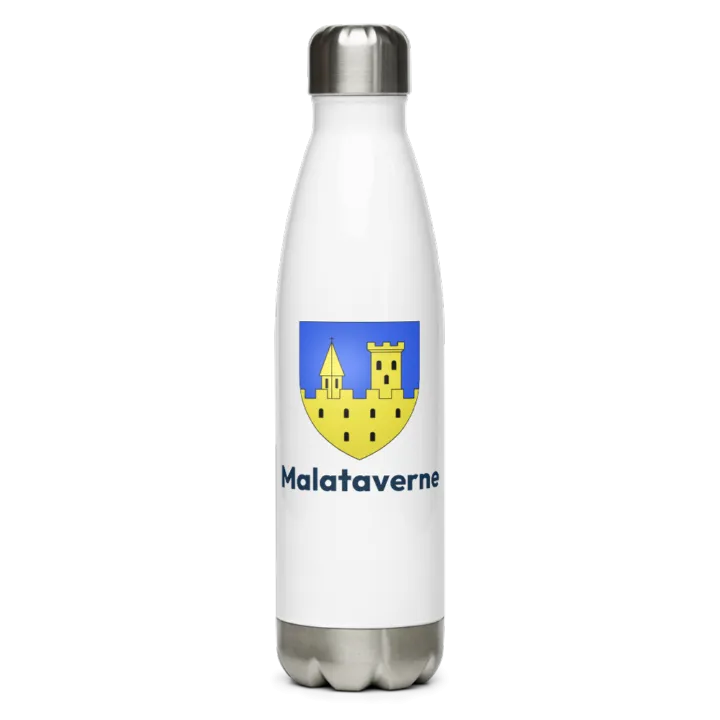 Gourde inox blason de Malataverne