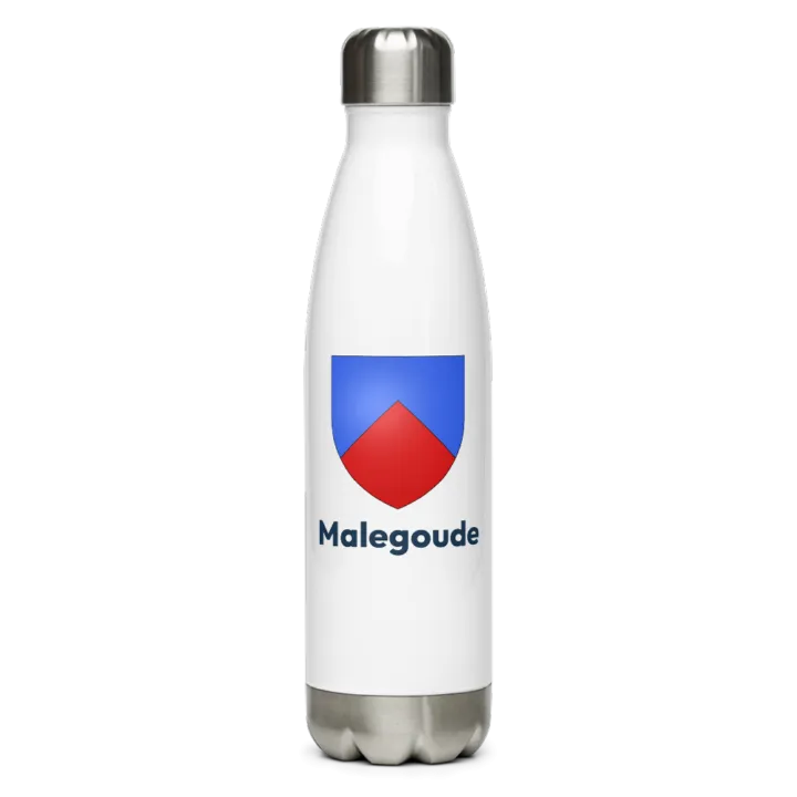 Gourde inox blason de Malegoude