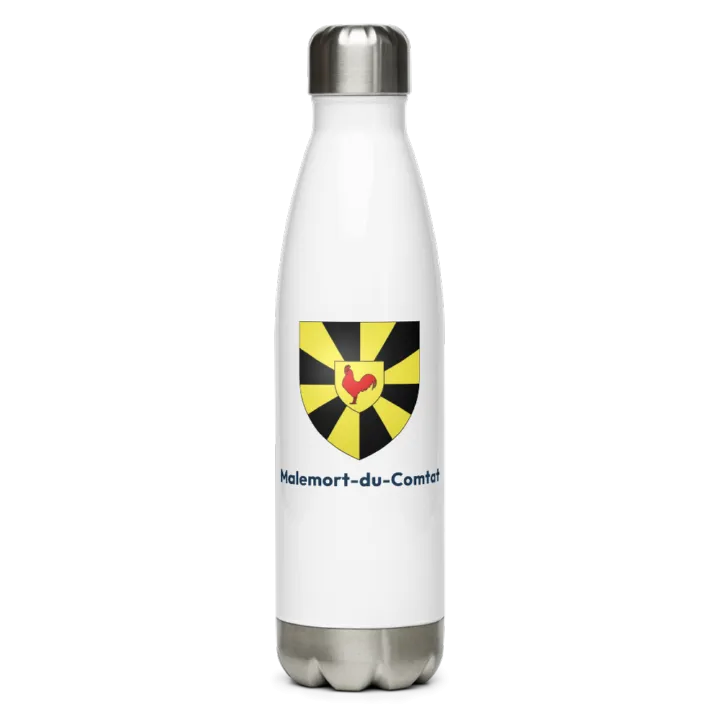 Gourde inox blason de Malemort-du-Comtat