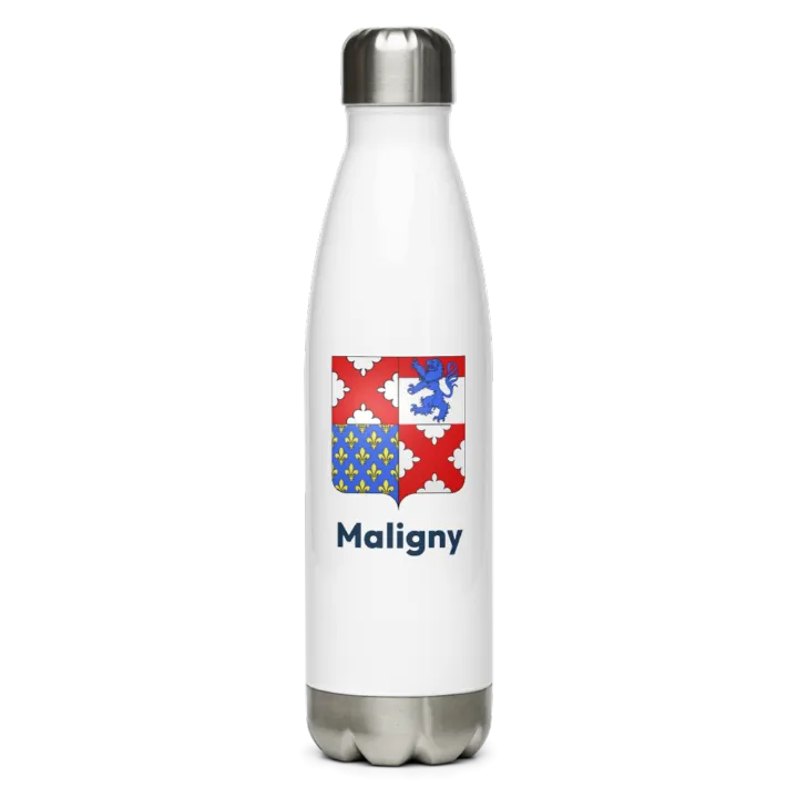 Gourde inox blason de Maligny