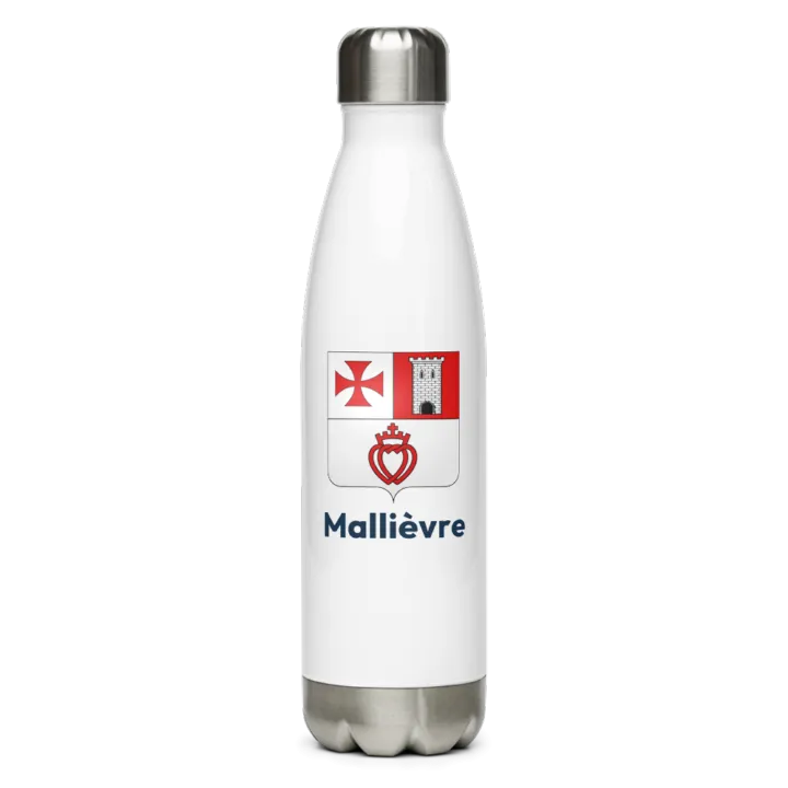 Gourde inox blason de Mallièvre