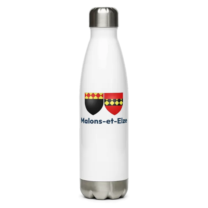 Gourde inox blason de Malons-et-Elze
