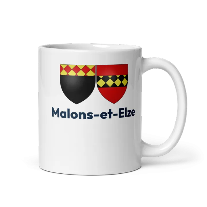 Mug blason de Malons-et-Elze