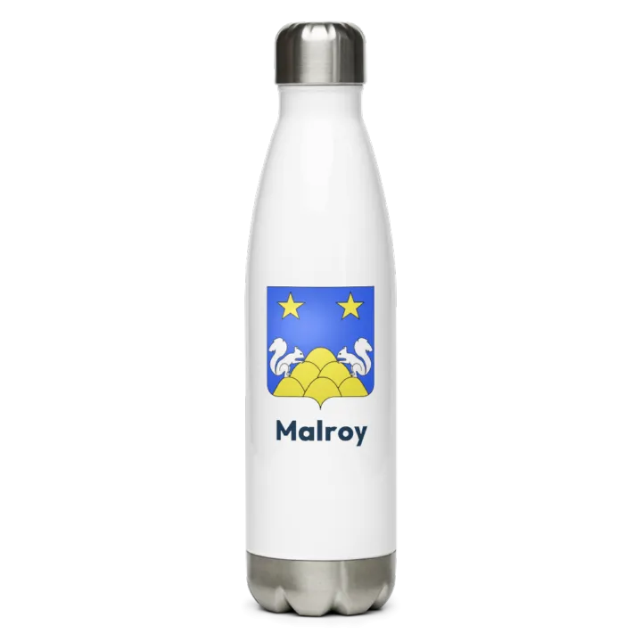 Gourde inox blason de Malroy