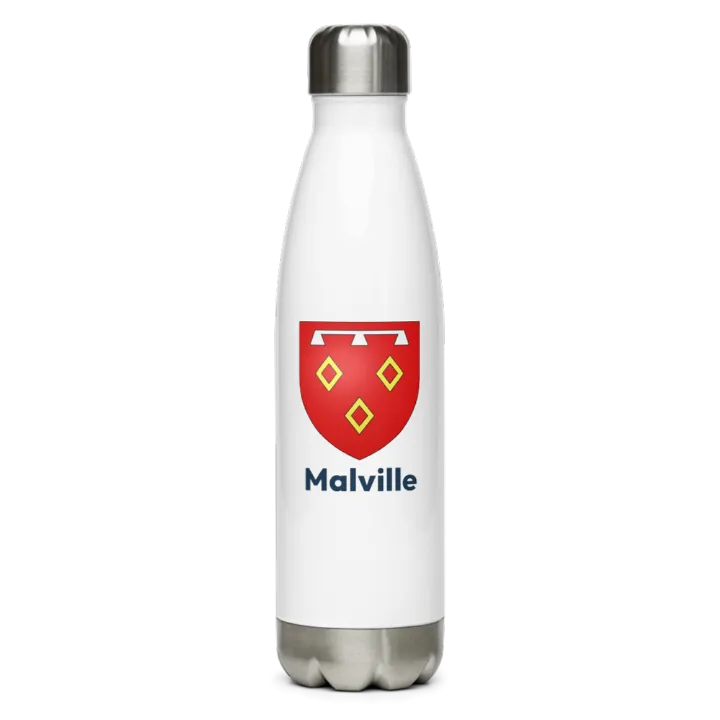 Gourde inox blason de Malville