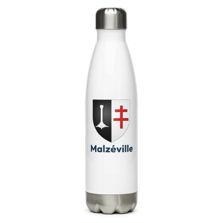 Gourde inox blason de Malzéville