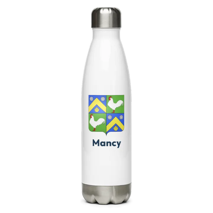 Gourde inox blason de Mancy