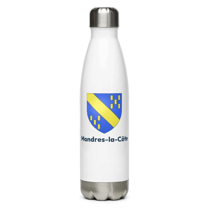 Gourde inox blason de Mandres-la-Côte