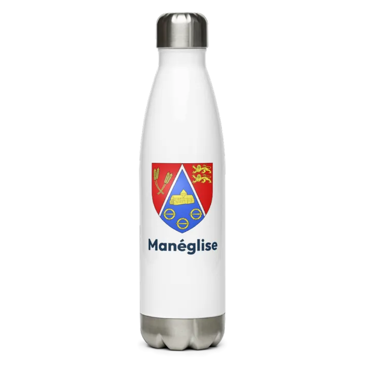 Gourde inox blason de Manéglise