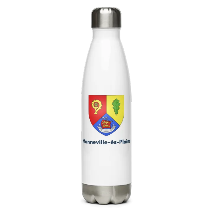 Gourde inox blason de Manneville-ès-Plains