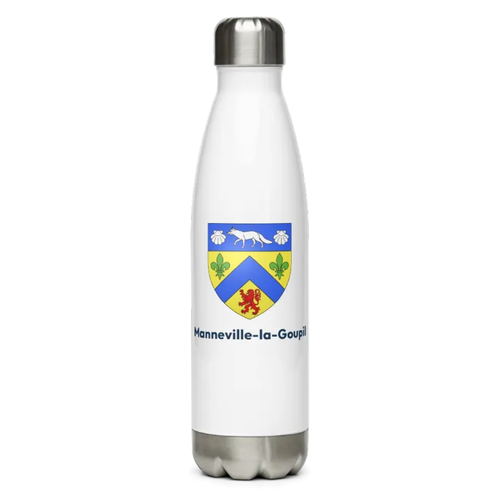 Gourde inox blason de Manneville-la-Goupil