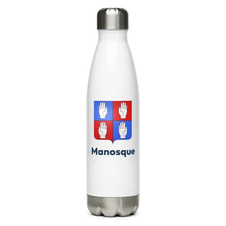Gourde inox blason de Manosque