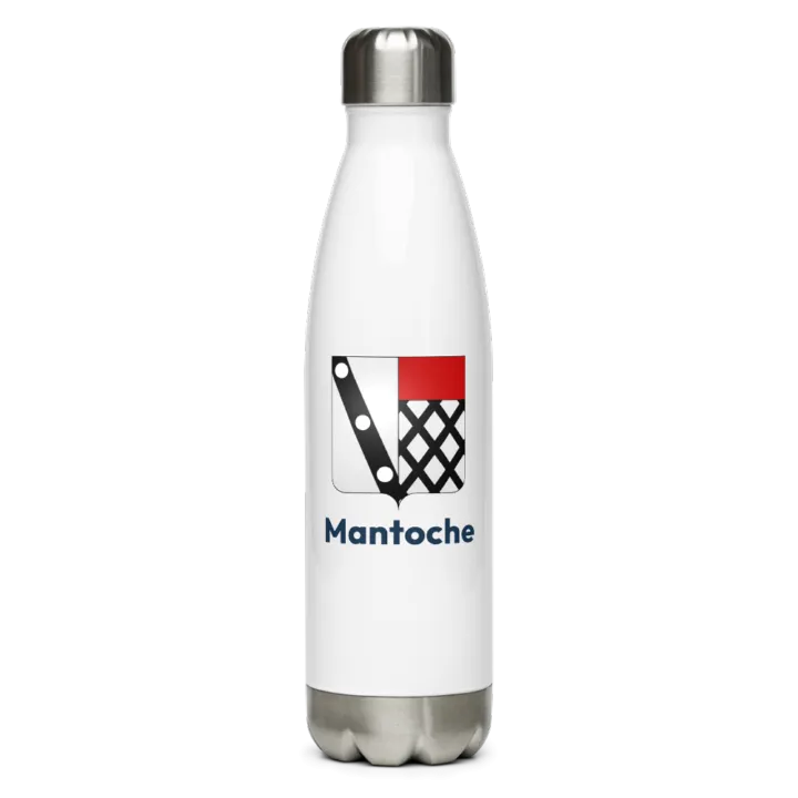 Gourde inox blason de Mantoche