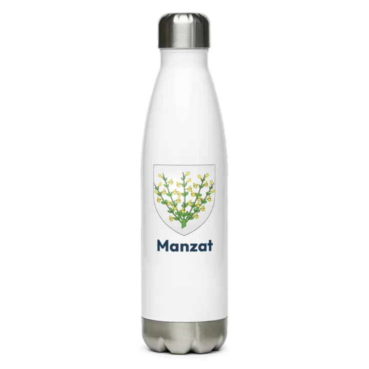 Gourde inox blason de Manzat