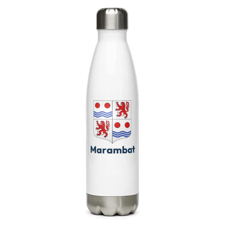 Gourde inox blason de Marambat