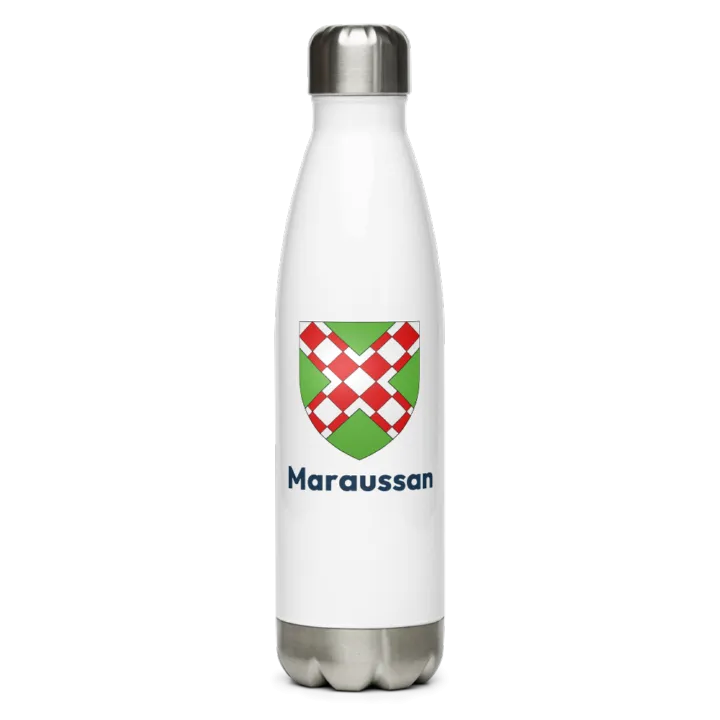 Gourde inox blason de Maraussan