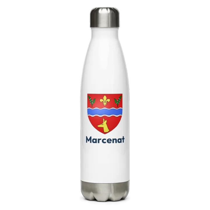 Gourde inox blason de Marcenat