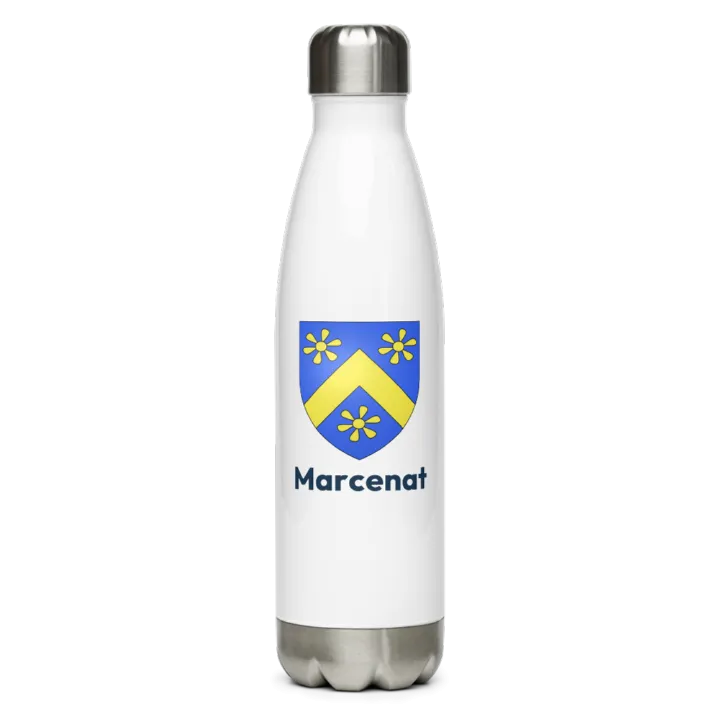 Gourde inox blason de Marcenat