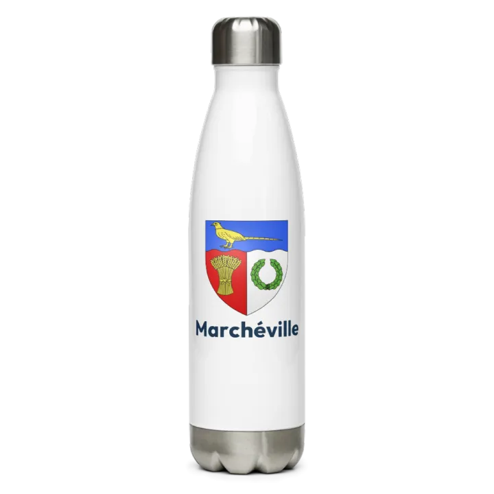 Gourde inox blason de Marchéville