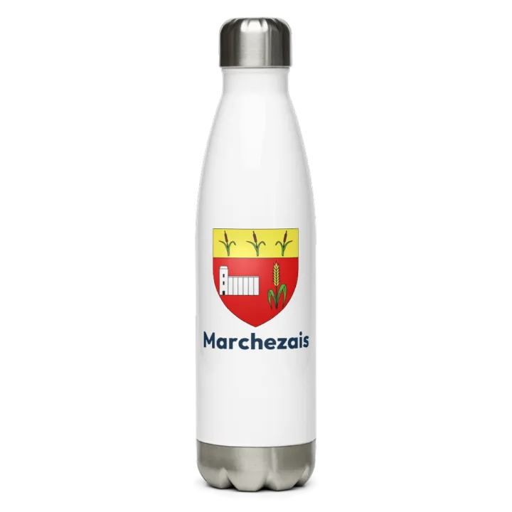 Gourde inox blason de Marchezais