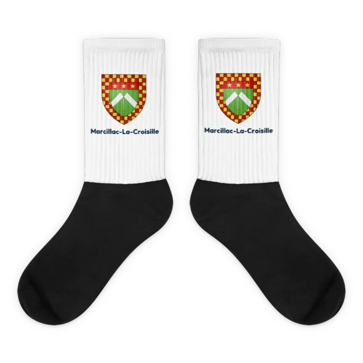 Chaussettes — blason de Marcillac-la-Croisille