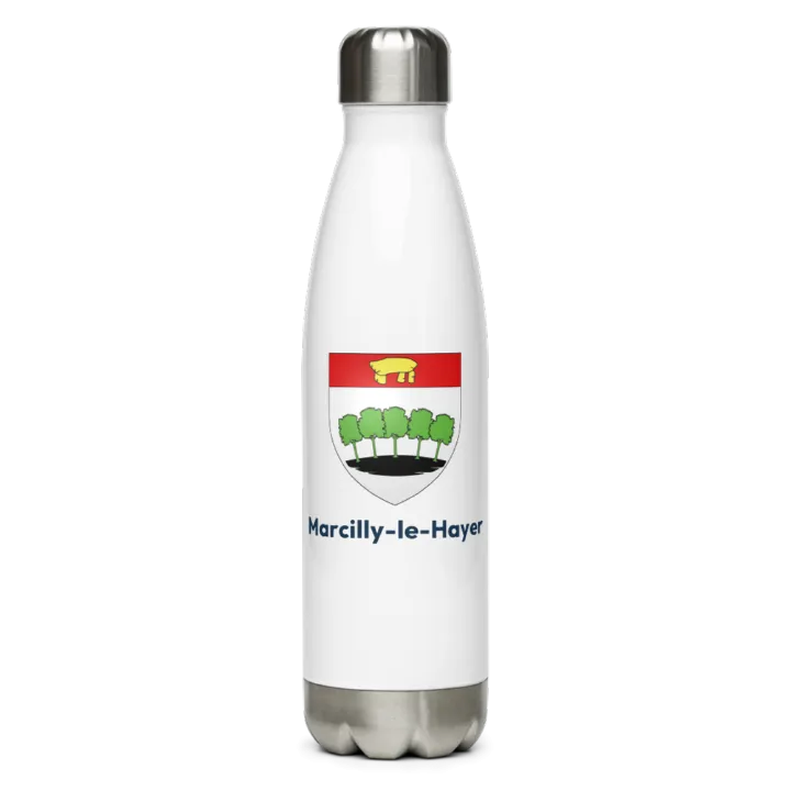 Gourde inox blason de Marcilly-le-Hayer