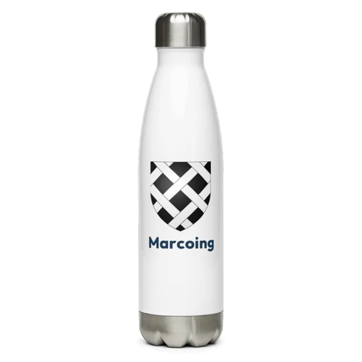 Gourde inox blason de Marcoing