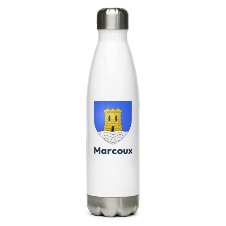 Gourde inox blason de Marcoux