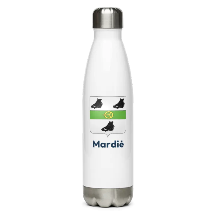 Gourde inox blason de Mardié