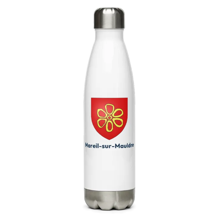 Gourde inox blason de Mareil-sur-Mauldre