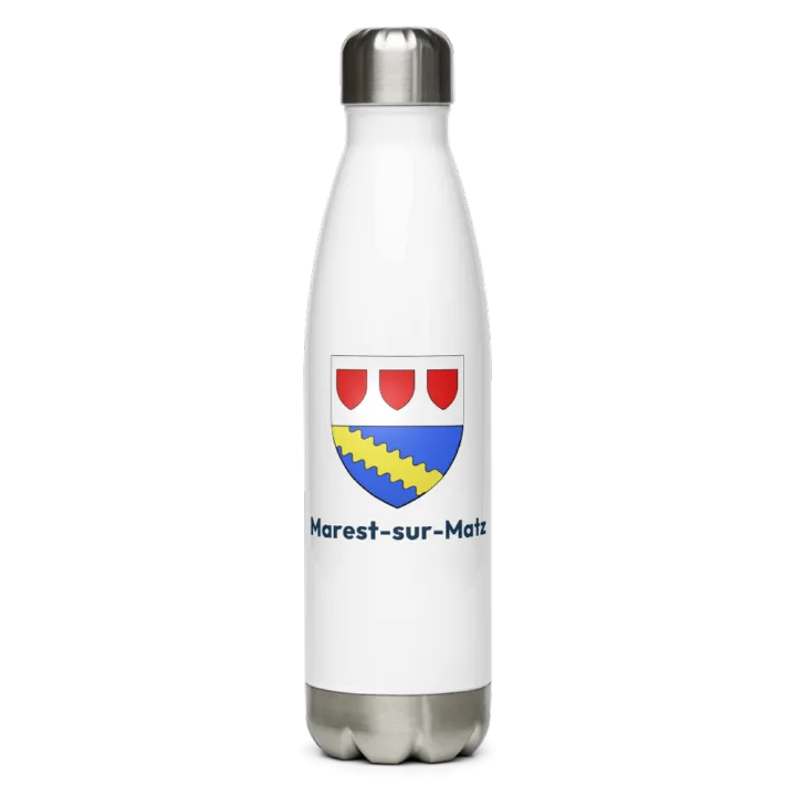 Gourde inox blason de Marest-sur-Matz