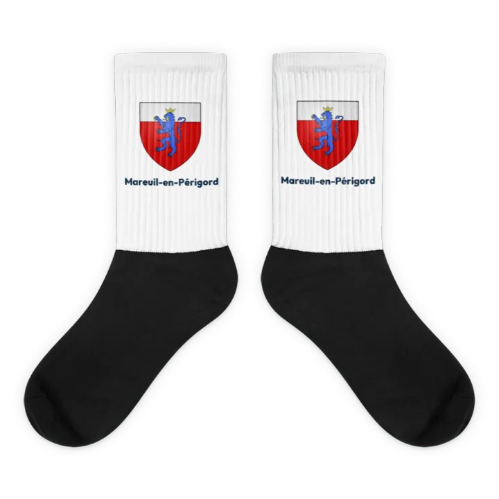 Chaussettes — blason de Mareuil en Périgord