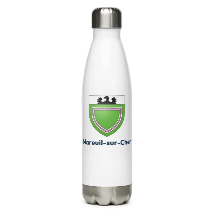 Gourde inox blason de Mareuil-sur-Cher