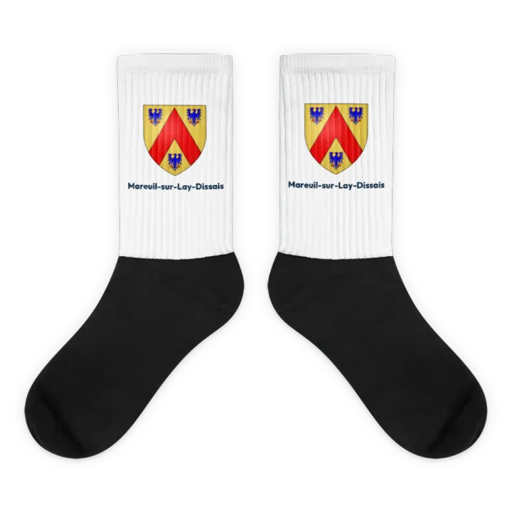 Chaussettes — blason de Mareuil-sur-Lay-Dissais