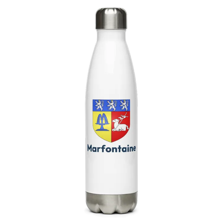 Gourde inox blason de Marfontaine