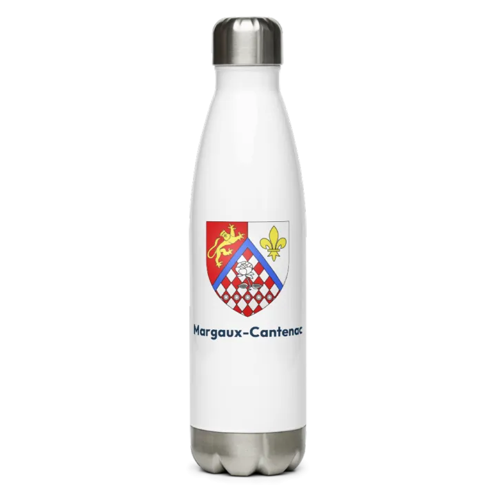 Gourde inox — blason de Margaux-Cantenac