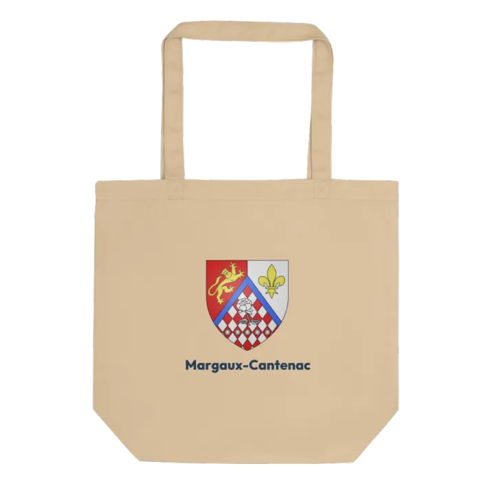 Tote bag coton bio — blason de Margaux-Cantenac