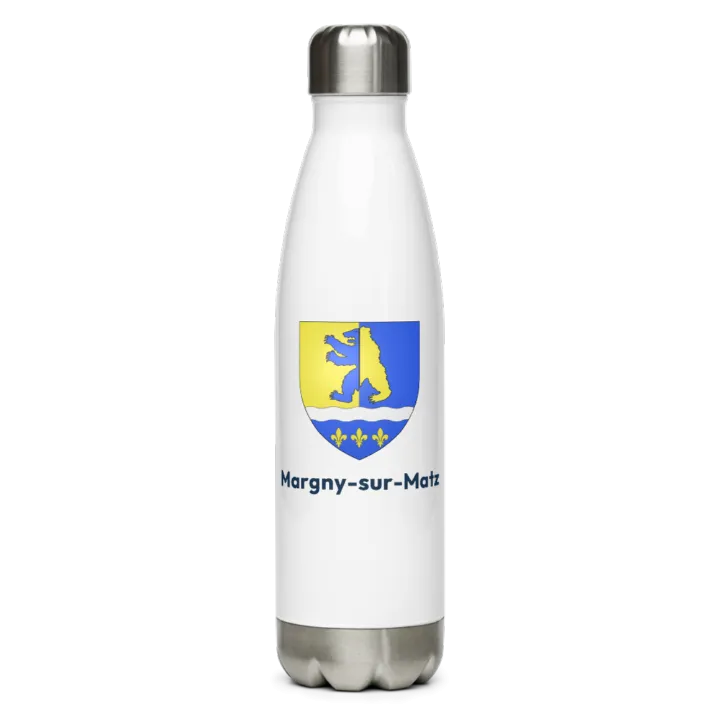 Gourde inox — blason de Margny-sur-Matz