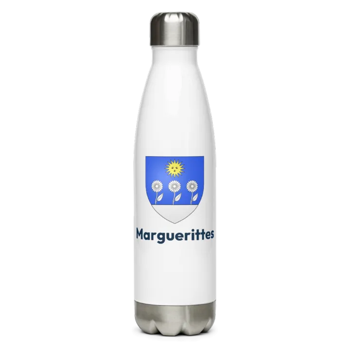 Gourde inox blason de Marguerittes