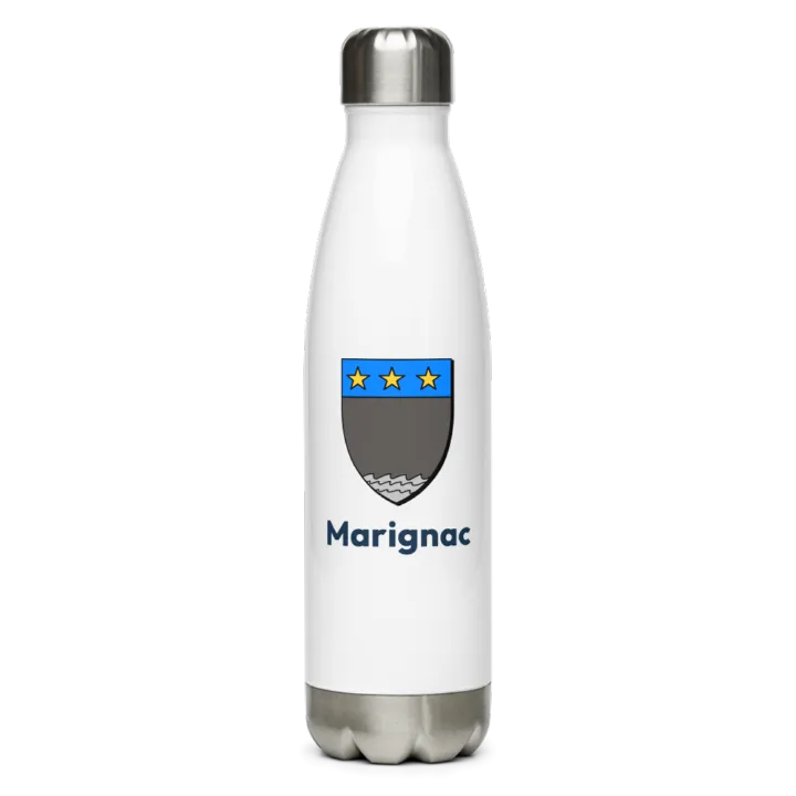 Gourde inox blason de Marignac