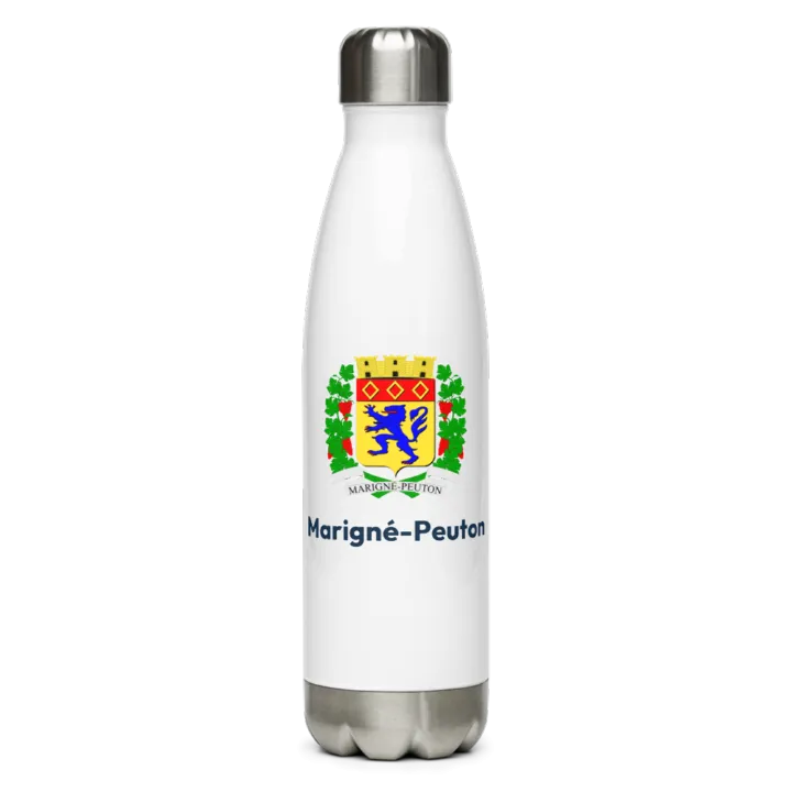 Gourde inox blason de Marigné-Peuton